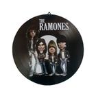 Placa Disco de Vinil Decorativo em Madeira Star - The Ramones - Retrofenna Decor