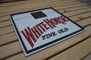 Placa Em Alto Relevo White Horse Whisky Bebidas Bares 29 cm