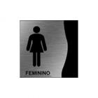 Placa Feminino 15 x 15 Cm PA02 Encartale