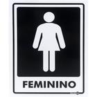 Placa Feminino 15 x 20 Cm PS65 Encartale