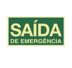 PLACA FOTOLUMINESCENTE 315AM 15x30 SAIDA SINALIZE