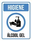 Placa - Higiene Álcool Gel, Prevenção (36X46)