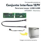 Placa Interface 127V Com Cabos Para Lava Louças LL08S LL08B Electrolux Original A19338101