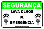 Placa Lava-olhos De Emergência (30x20cm) -