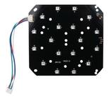 Placa Led Com 18 Leds 1W Rgb Reposição Refletor Slim Par 18 - Luminos