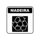 Placa Lixo Madeira AV24