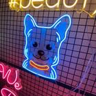 Placa luminosa de NEON de led - CACHORRO - 40 x 30cm