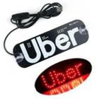 Placa Luminoso Carro Uber Led Usb Motorista Completa
