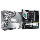 Placa Mãe ASRock B550M Steel Legend, AMD AM4, Micro ATX, DDR4