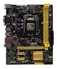 Placa mae asus p/ computador 16gb ddr3 - preta