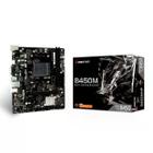 Placa Mãe Biostar B450Mhp, Chipset B450, Amd Am4, Matx, Ddr4