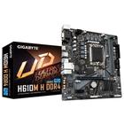 Placa Mae Gigabyte H610M H/ DDR4/ Intel LGA 1700 Dark Brown