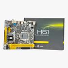 Placa Mãe H61 Socket Lga 1155 Com M.2 Nvme Lan Giga I3 I5 I7