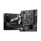 Placa Mãe MSI PRO B760M-E DDR4, Intel LGA 1700, PCIe 4.0, Lightning Gen 4 x4 M.2 MSI