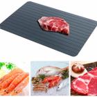 Placa Mágica De Descongelar Carnes Vegetais Rápido E Seguro