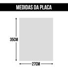 Placa - Máscara De Proteção Entrada Proibida Comércio 27X35