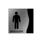 Placa Masculino 15 x 15 Cm PA01 Encartale