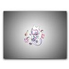 Placa MDF 20 cm x 30 cm - Pokémon Mew Mewtwo (BD12)