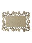 Placa Mdf Cru Artesanato Design Arabesco Flores 35Cm