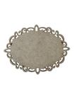 Placa Mdf Cru Artesanato Design Oval Arabesco 30Cm