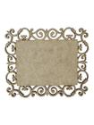 Placa Mdf Cru Artesanato Design Quadrado Arabesco Liso 40Cm