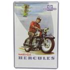 Placa Moto Hércules Vintage Metal - 30 x 20 cm