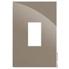Placa P/1 Modulo Vert. Sem Suporte 4X2 - Recta Fendi Gloss