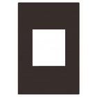 Placa P/2 Mod.Juntos Com Suporte 4X2 - Recta Chocolate Satin