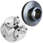 Placa P/ Torno 250mm/10 4 Castanhas Reversível + Flange 250mm