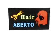 Placa painel de Led letreiro para cabeleireira barbeiro salão