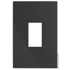 Placa Para 1 Modulo Vertical Com Suporte 4X2 Brs12395-1Gr.