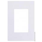 Placa Para 3 Modulos Com Suporte 4X2 - Recta Branco Gloss