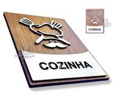 Placa para cozinha sinalização mdf decorativa 6mm restaurant