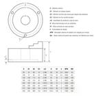 Placa para torno 3 castanhas universais 5" 130mm - CHAMPION TOOLS