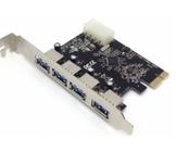 Placa PCI Express USB 3.0 5Gbps 4 Portas