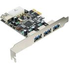 Placa PCI Express USB 3.0 com 3 Portas Frontais - GA130