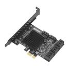 Placa PCIE SATA Diyeeni PCE8SATM01 8 portas SATA III 6 Gbps