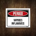 Placa Perigo Vapores Inflamáveis 36X46