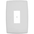 Placa Pial Plus+ Branca 4X2 - 1 Modulo Horizontal - 618501Bc - RCD