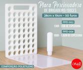 Placa Porcionadora Dosadora de Doces Brigadeiro 50 Furos 13g - Solrac