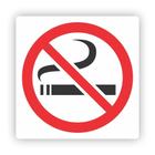 Placa Proibido Fumar 20 X 20Cm Em Pvc Qualidade Modelo 1