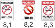 Placa Proibido Fumar 30x20cm Ps 1mm