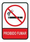 Placa Proibido Fumar Não Fume Diversos Modelos