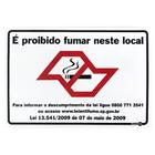 Placa Proibido Fumar Neste Local 30x20 Cm PS611SP Encartale
