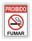 Placa Proibido Fumar Sinalização 20X30Cm