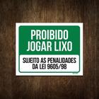 Placa Proibido jogar bola (Ref. PA-19048) – CS Placas