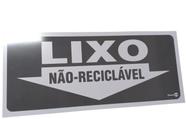 Placa Pvc Lixo Não Reciclável 130 X 300 X 0,80mm PS-192