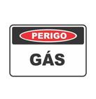 Placa Pvc Perigo Gás Auto-Adesiva Jaime