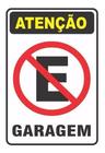 Placa Pvc Proibido Estacionar Garagem Auto-adesiva Jaime