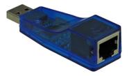 Placa Rede Usb Externa Rj45 Adaptador Lan Ethernet 10/100 - Não Informado